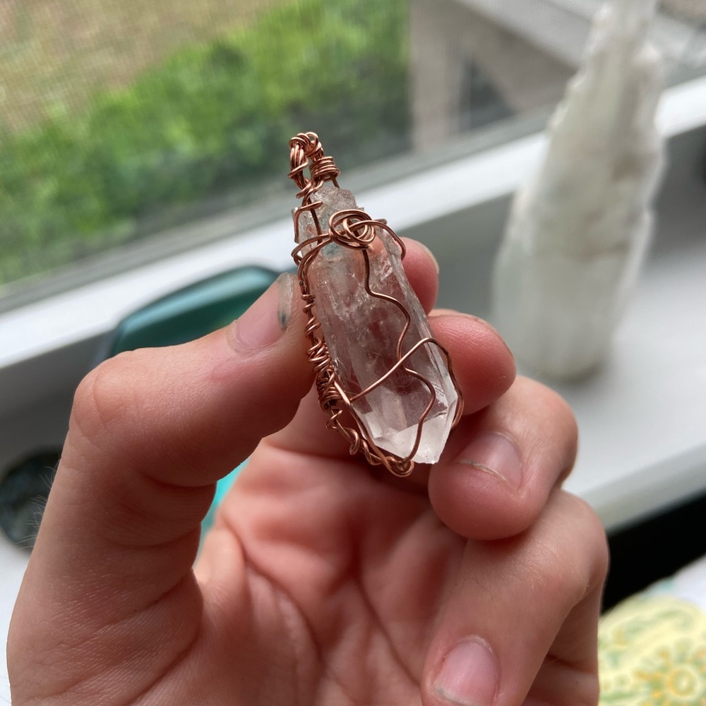 (SOLD) Clear Quartz Necklace